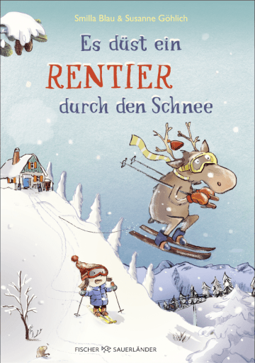 Es duest ein Rentier durch den Schnee Cover 360